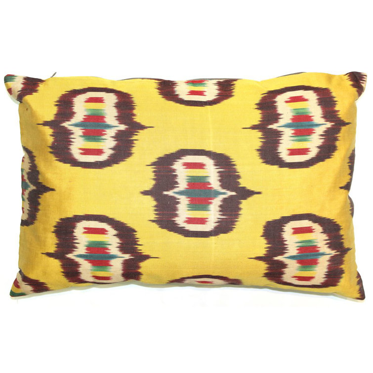Landry & Arcari Rugs and Carpeting Geometric Silk Reversible Pillow